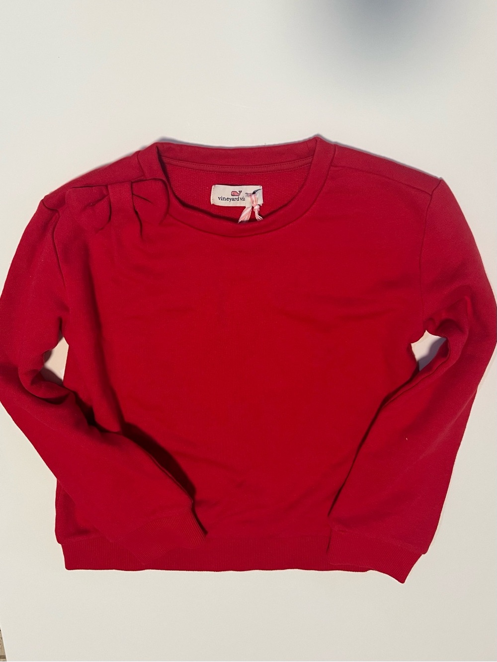Vineyard Vines Bright Red Crewneck Sweater